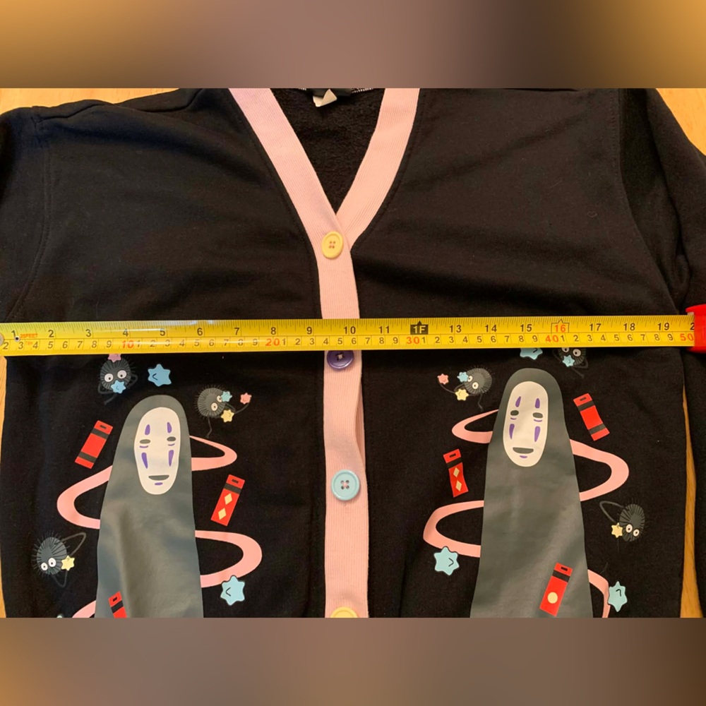 Her Universe Spirited Away Black and Pink Cardigan Size Small - Picture 6 of 10